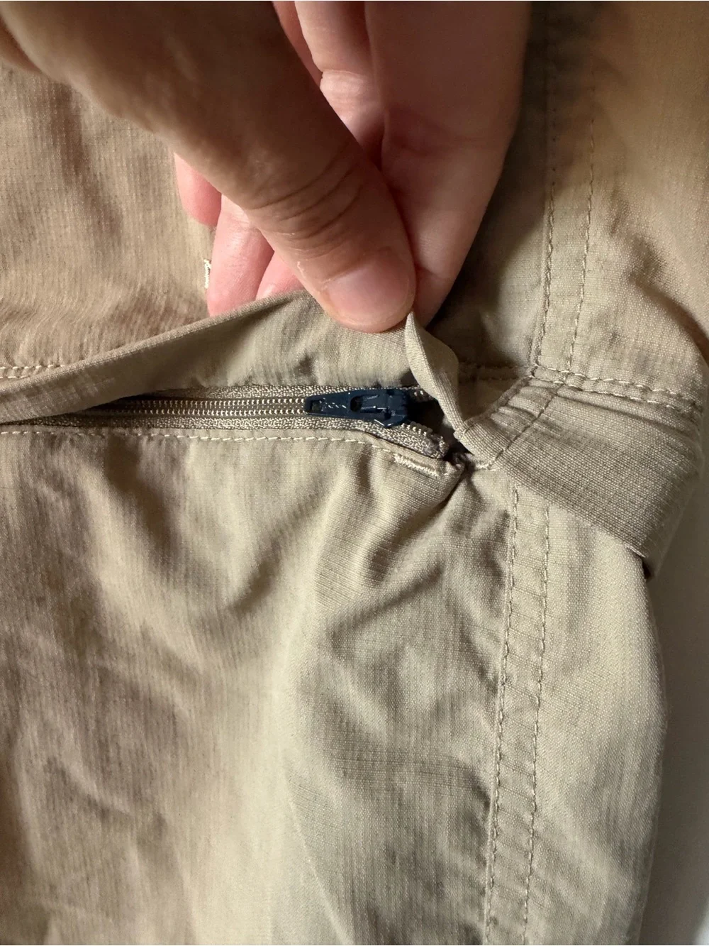 The North Face Men's Zip-Off Cargo Pants in Khaki